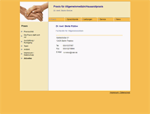 Tablet Screenshot of hausarzt-dr-ristow.de